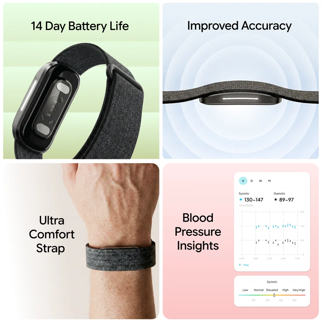 Hume Band 2.0 feature overview